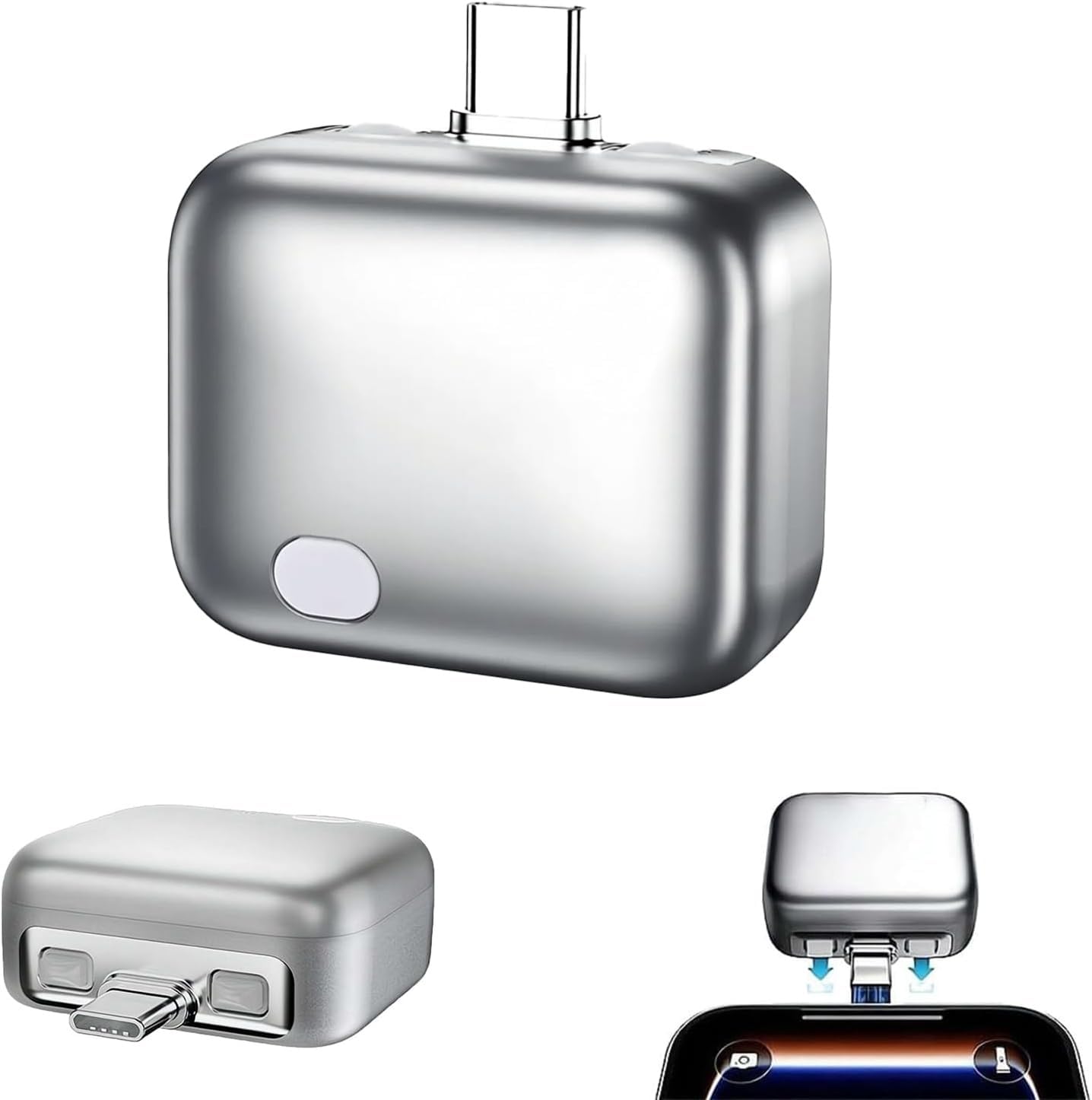 Smart Automatic Cut-Off On 100% Charge |Type C Charging Adapter For All Electronic Accessories
