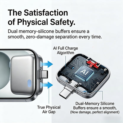 Smart Auto Cut-Off Charging Adapter | Automatic Power Disconnect at 100% Charge | Type-C Fast Charging Safety Device