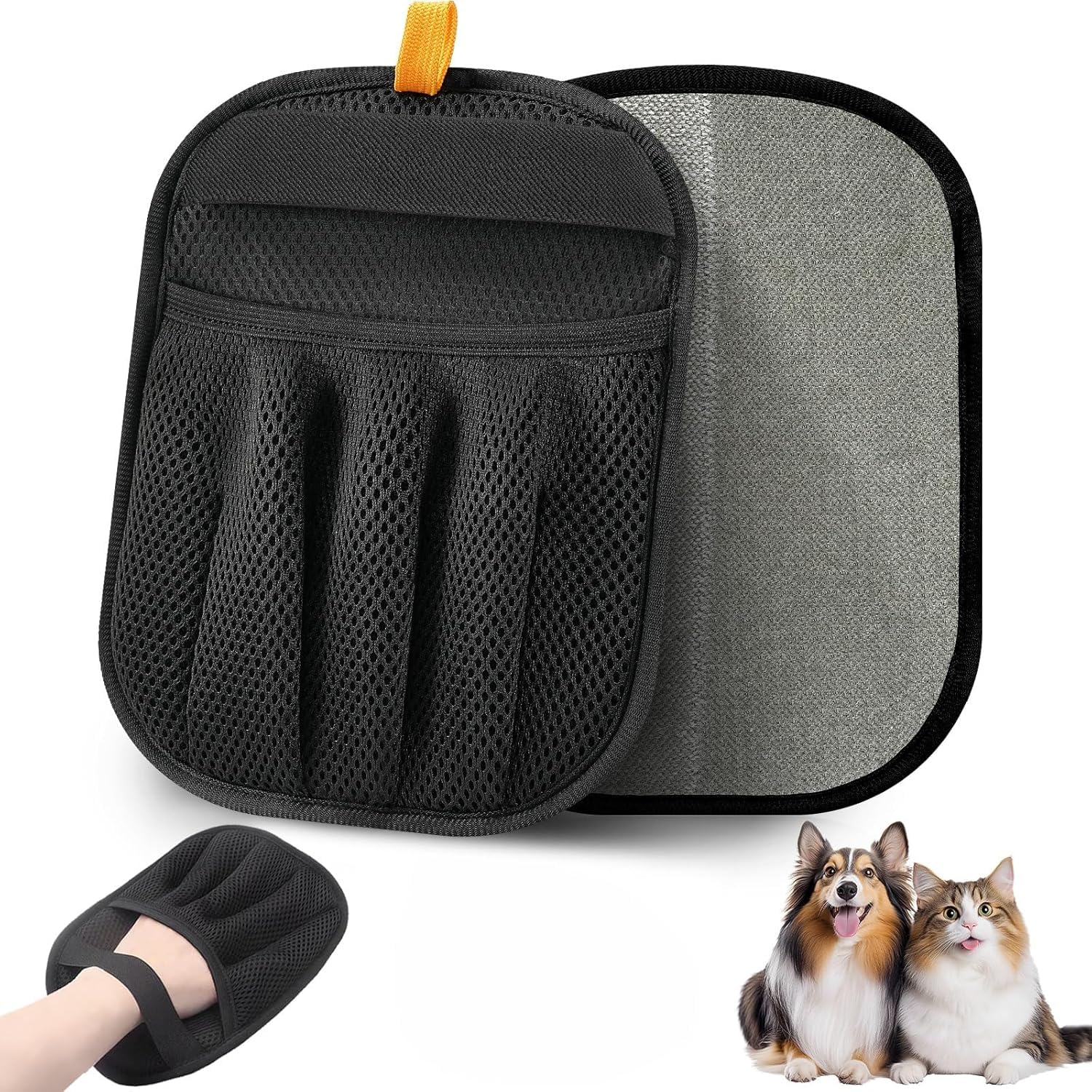 Pet Hair Removal Glove for Cats & Dogs